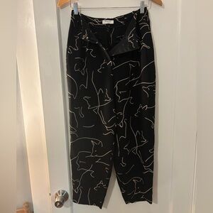 Babaton Fox Print Pants
